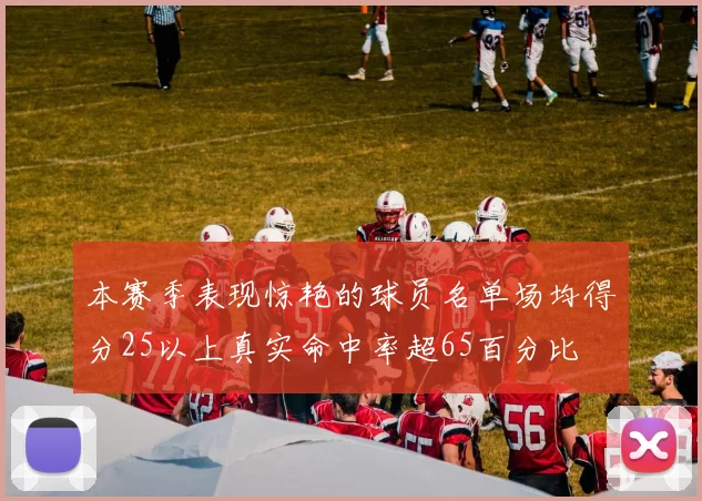 本赛季表现惊艳的球员名单场均得分25以上真实命中率超65百分比